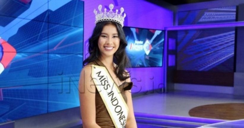 Momen Kemenangan Achintya Nilsen di Malam Final Miss Indonesia 2017