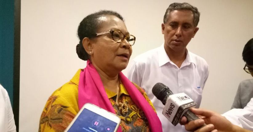 Kunjungi Kantor Sindo, Menteri Yohana Yambise Bicara Isu Perempuan