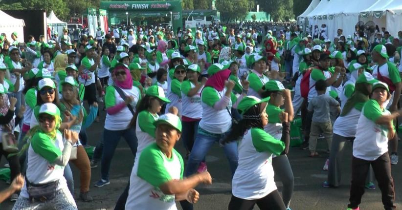 Ayo Indonesia Bergerak, Kampanye Anlene Melawan Gaya Hidup Sedentari