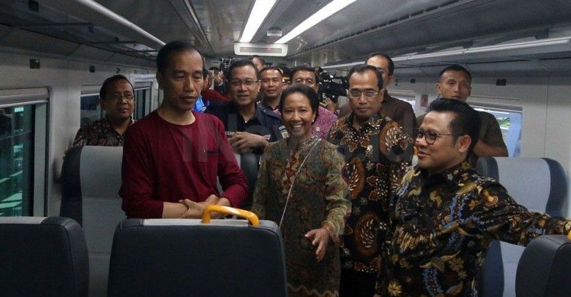 Resmikan KA Bandara Soetta, Presiden Jokowi: Ayo Naik Kereta!