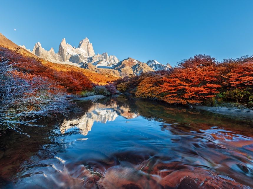 Pesona Keindahan Gunung Fitz Roy, Puncaknya 