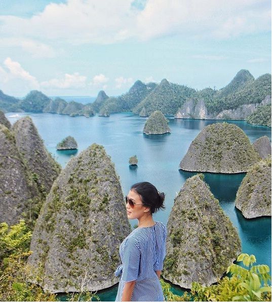 Cerita Natasha Mannuela Terpikat Keindahan Raja Ampat