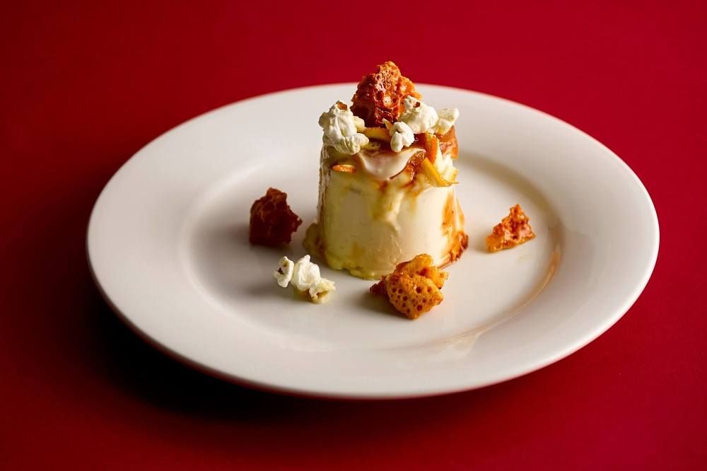 Menu Lezat Malam Natal ala Italia, Vegan Popcorn Panna Cotta