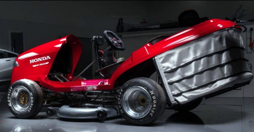 Honda Ciptakan Mesin Pemotong Rumput Tercepat di Dunia