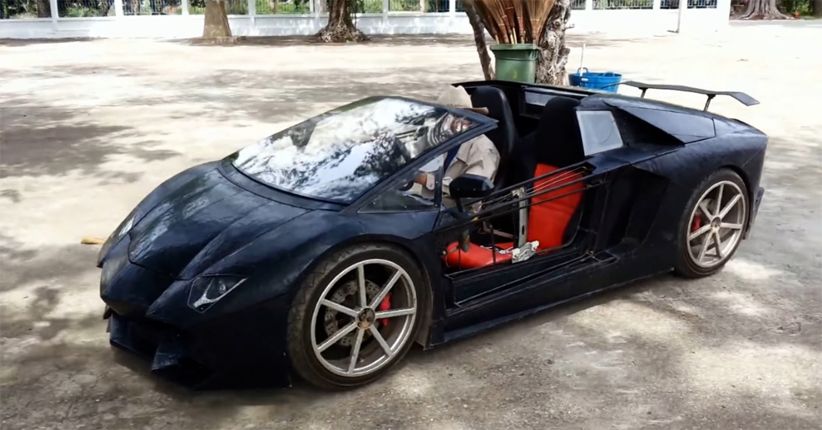 Beredar Video, Seorang Petani Bangun Lamborghini Aventador