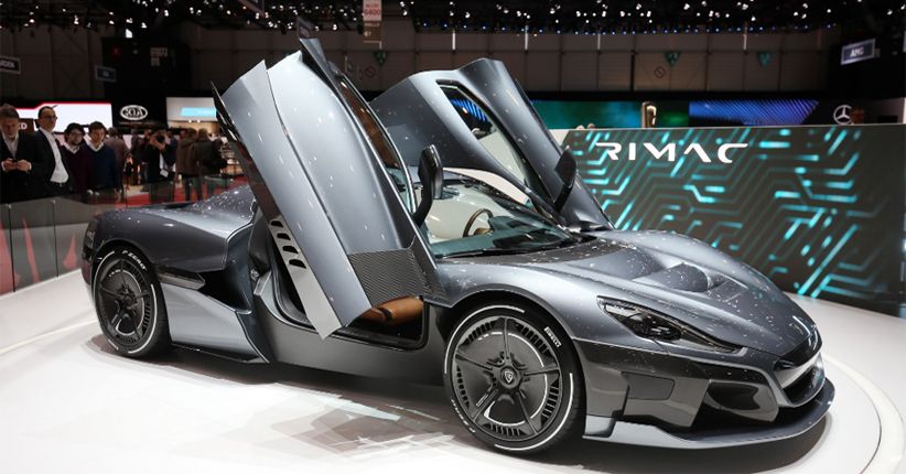 Hypercar Rimac C-Two Gunakan Kunci Kontak Scan Wajah