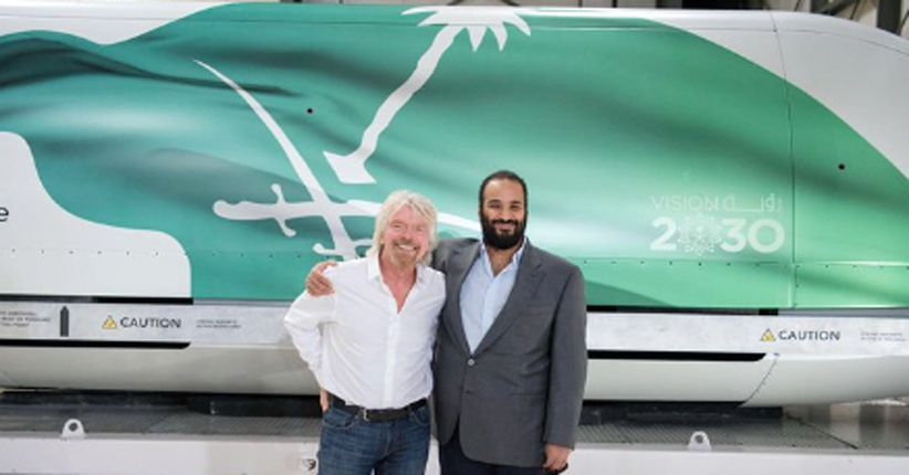 Richard Branson Pamer Hyperloop One ke Putra Mahkota Arab Saudi