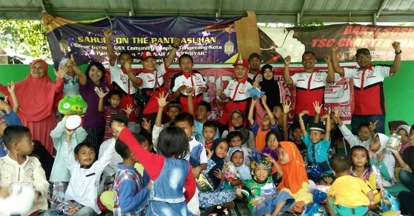 Komunitas Toyota Calya Bantu Panti Asuhan di Banten