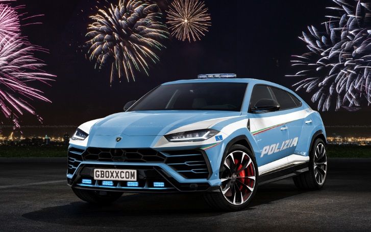 Lamborghini Urus Jadi Tunggangan Polisi Italia