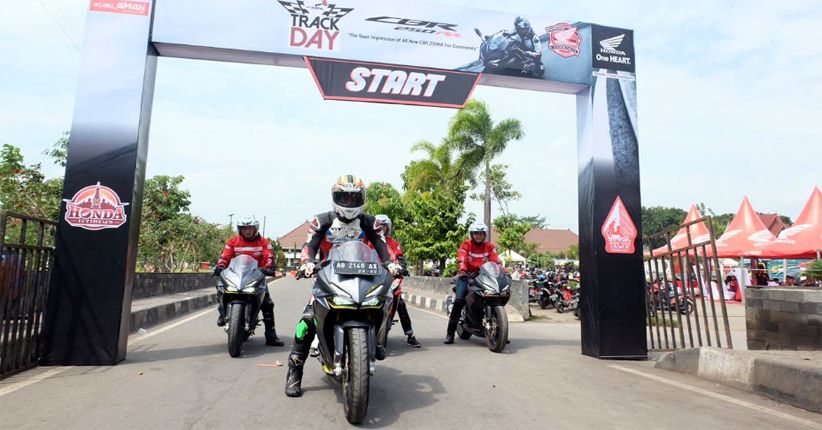 Komunitas Honda CBR Asah Perfoma Total Control di Lintasan Balap