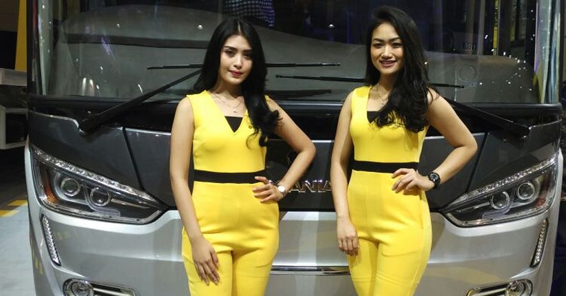 Deretan SPG Cantik Menggoda di Giicomvec 2018