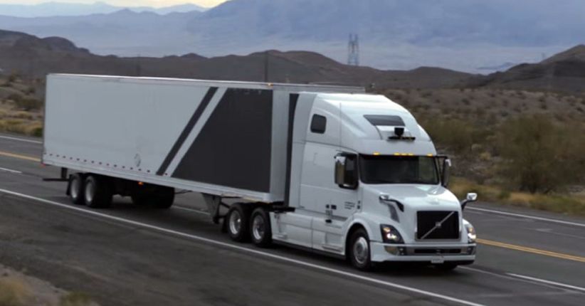 Pertama, Truk Uber Mengaspal di Jalan Raya Tanpa Pengemudi