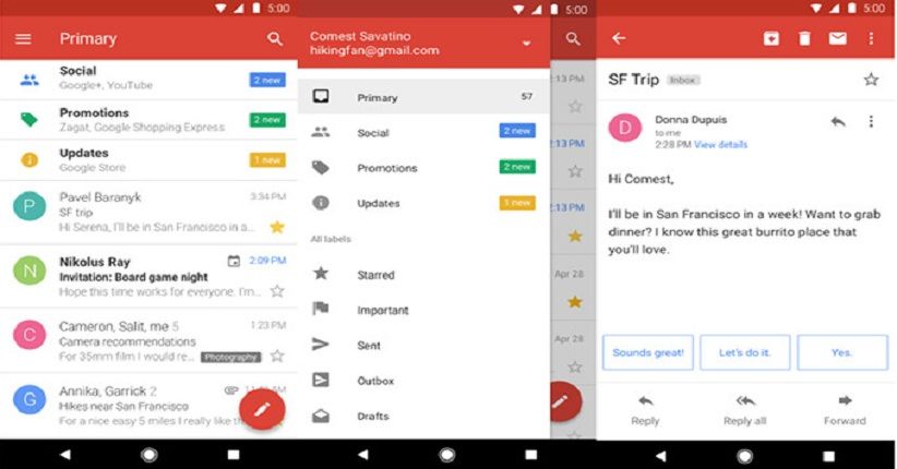 Google Bawa Gmail Versi Ringan ke Ponsel Android