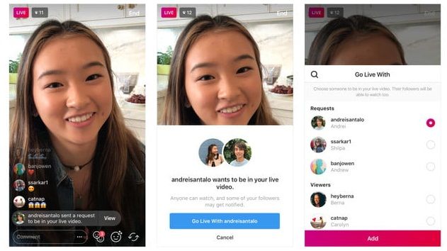 Pengguna Instagram Kini Bisa Ikut Join Live Stream
