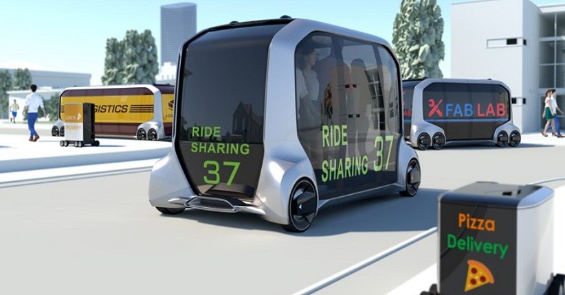 Penampakan Mobil Angkutan Autonomous Toyota