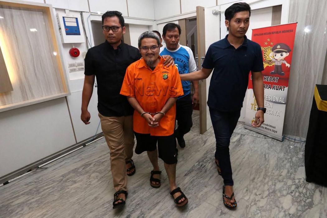 Jonru Ginting Ditahan di Rutan Cipinang