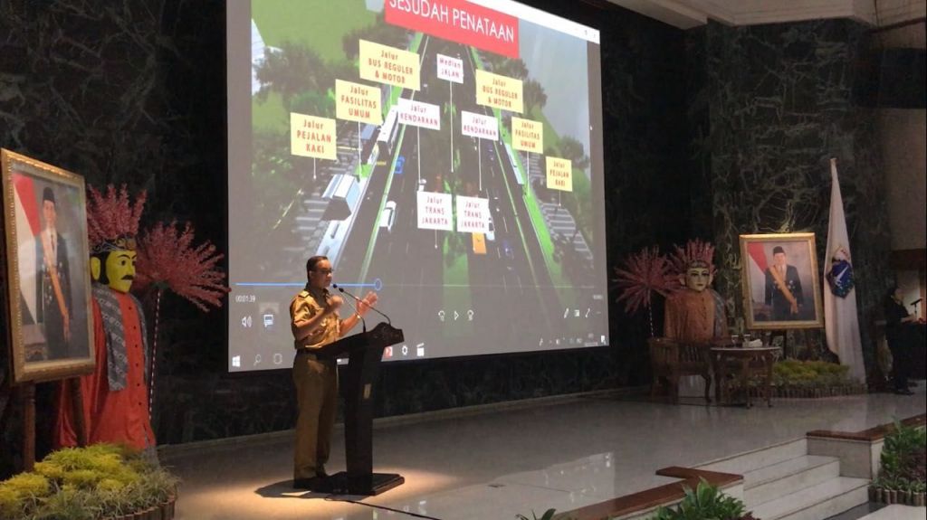 Penataan Jalan MH Thamrin-Sudirman Mulai Hari Ini, Begini Konsep Anies