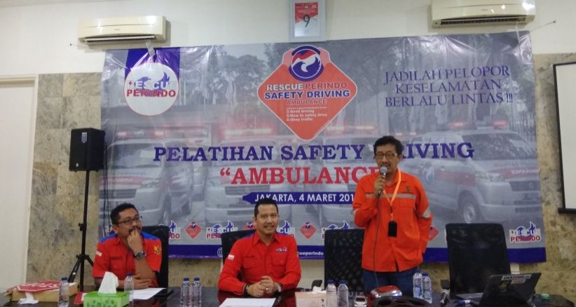 Tingkatkan Keselamatan, Rescue Perindo Gelar Safety Driving Ambulans