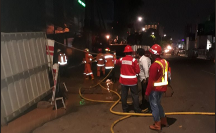 Pipa Gas Kembali Bocor, Jalan MT Haryono Ditutup Lagi