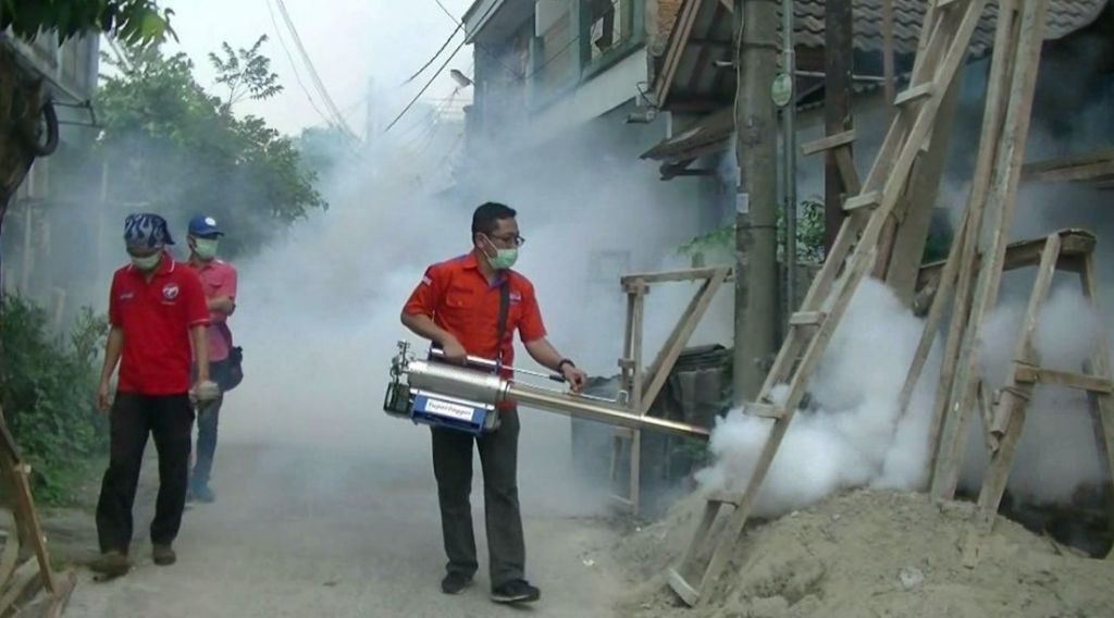 Tekan Wabah DBD, Rescue Perindo Intensifkan Fogging di Serpong