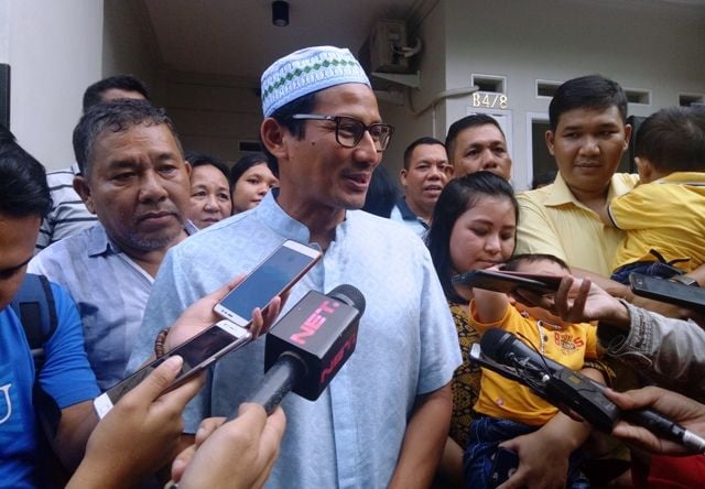 Sandi Terima Kabar Penganiayaan Ratna Sarumpaet dari Prabowo