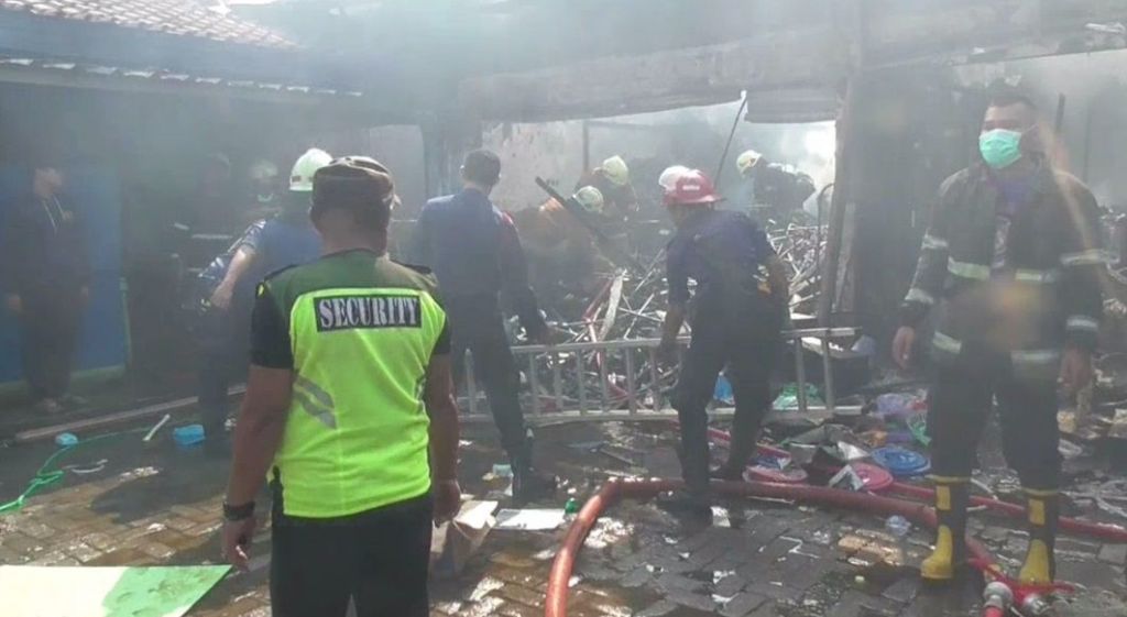 Ruko-Ruko di Pasar Serpong Terbakar, Aktivitas Jual Beli Lumpuh