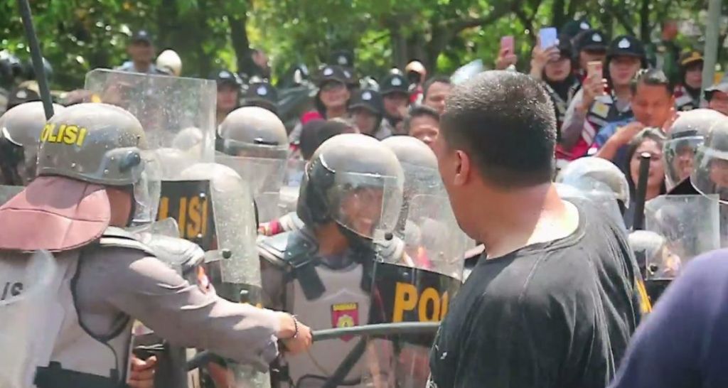Pendukung Paslon Anarkis, Begini Reaksi Dalmas Polres Kota Tangerang