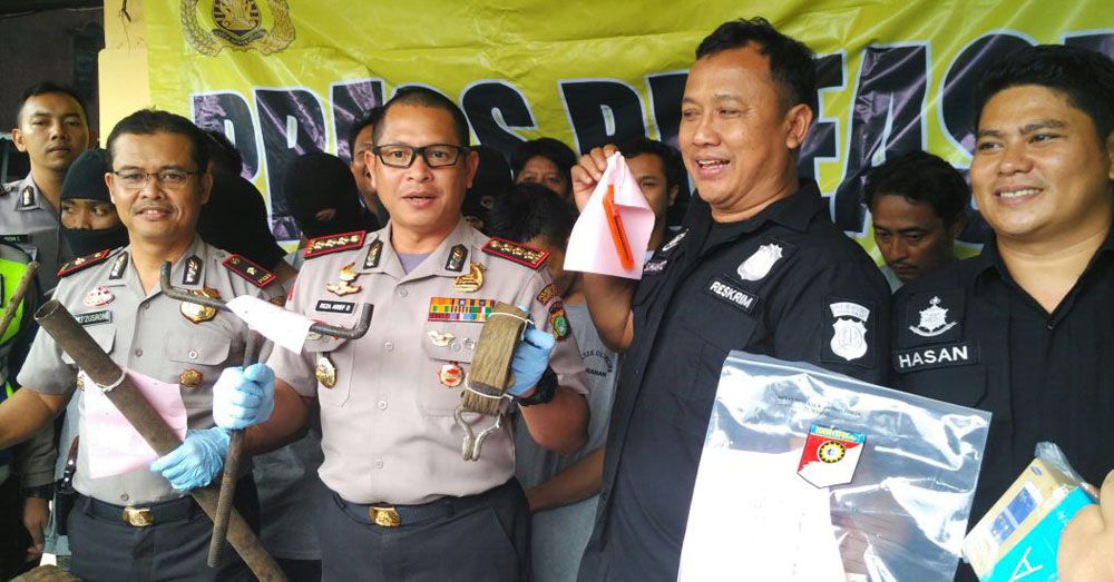 Polisi Tembak Kelompok Penodong Cilincing