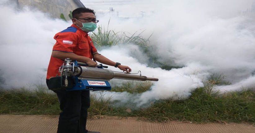 Cegah Wabah DBD, Rescue Perindo Kerahkan 2 Tim Fogging di Ciputat