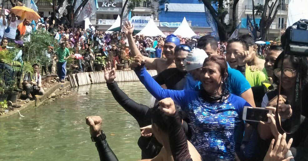 Usai Lomba di Danau Sunter, Susi Berharap Kulitnya Tak Bersisik