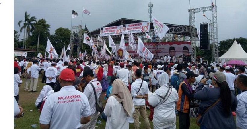Ribuan Kader Gerindra Deklarasi Dukungan Capres kepada Prabowo