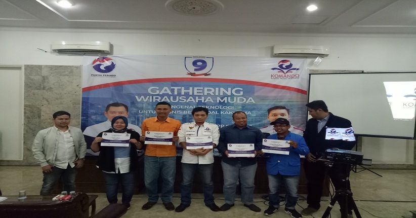 Pemuda Perindo Kenalkan Teknologi untuk Wirausaha kepada PKL