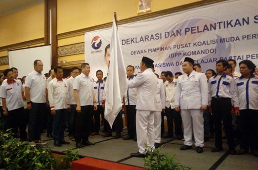 Rangkul Generasi Millennial, Perindo Lantik Komando