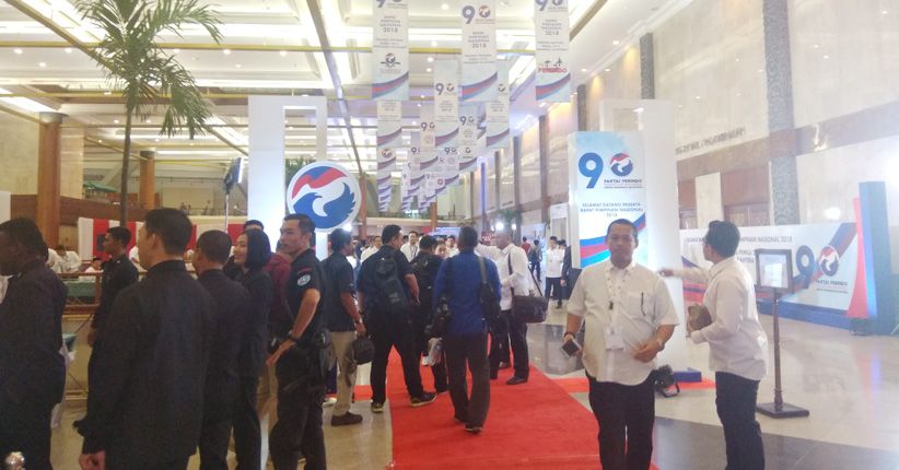 HT Tiba di Rapimnas Perindo, Kader Menyambut Antusias