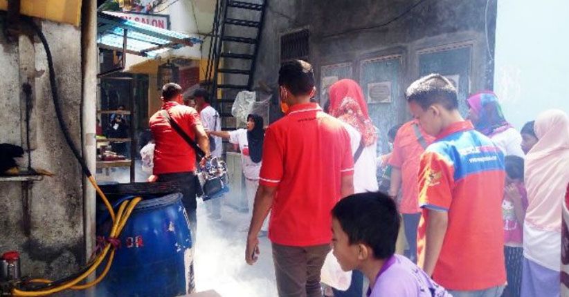 Giliran 500 Rumah di Penjaringan Dapat Fogging Gratis Rescue Perindo