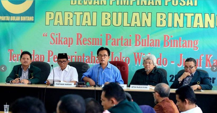Tak Lolos Peserta Pemilu 2019, PBB Ajukan Gugatan ke Bawaslu Sore Ini