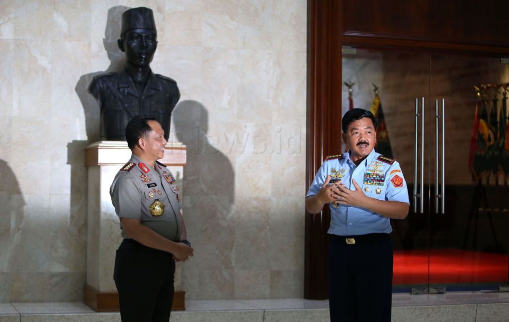 Panglima dan Kapolri Sepakat Sudahi Hubungan Panas Dingin TNI-Polri
