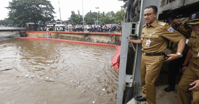 Anies Prediksi Banjir Kiriman dari Bogor Sampai di Jakarta Magrib