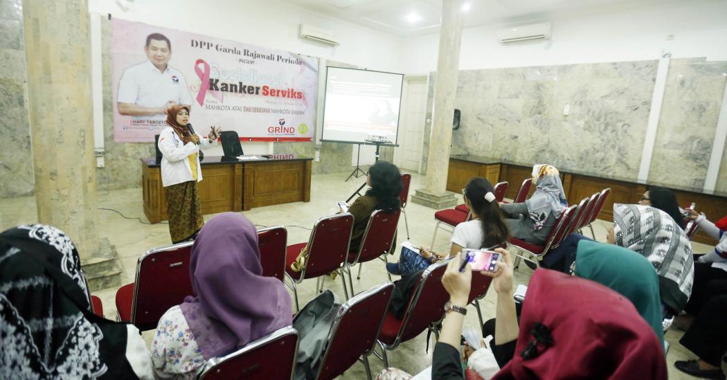 Grind Perindo Sosialisasikan Bahaya dan Pencegahan Kanker Serviks