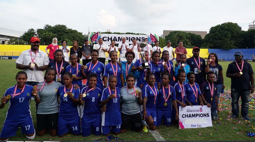 Tim Papua Kembali Kampiun Piala Pertiwi 2017