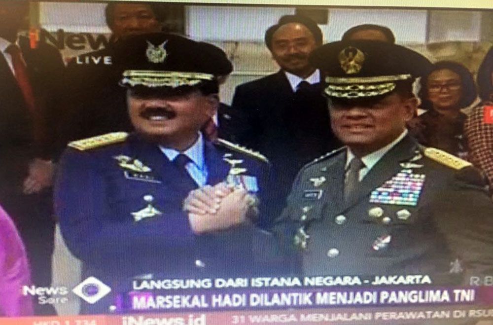 Dilantik Jokowi, Hadi Tjahjanto Resmi Jabat Panglima TNI