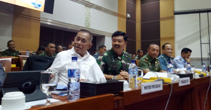 Menhan: Saya Ini Pembantunya Pak Jokowi, Ya Pasti Pilih Pak Jokowi