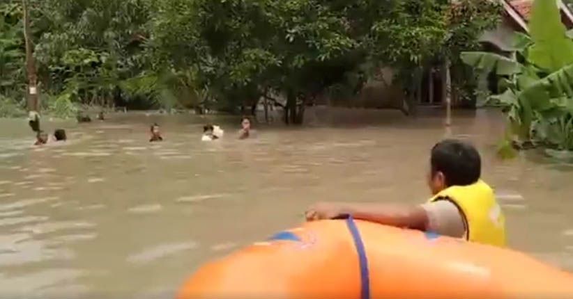 Lagi, Banjir Rendam Ribuan Rumah di Brebes, Jalur ke Purwokerto Lumpuh