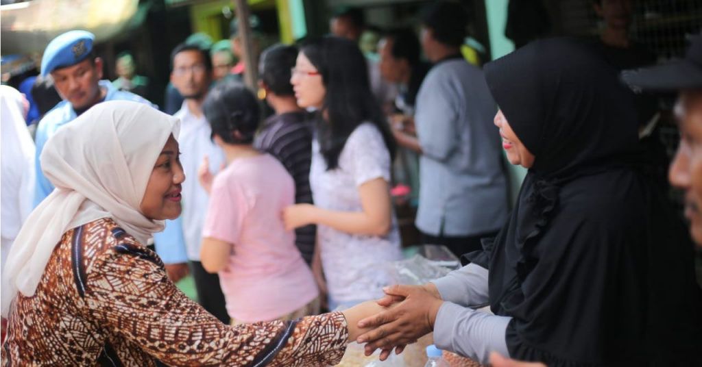 Dikunjungi Ida Fauziyah, Pedagang Pasar Pagi Kaliwungu Merasa Lega