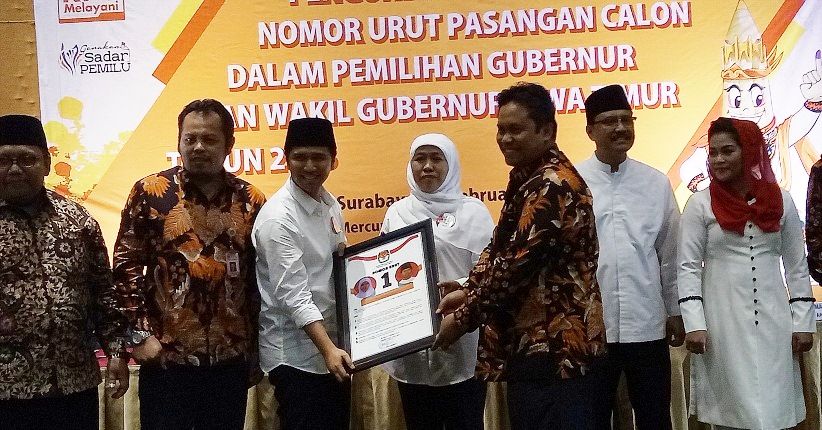 Dapat Nomor 1, Khofifah-Emil Yakin Dukungan Masyarakat Makin Menyatu