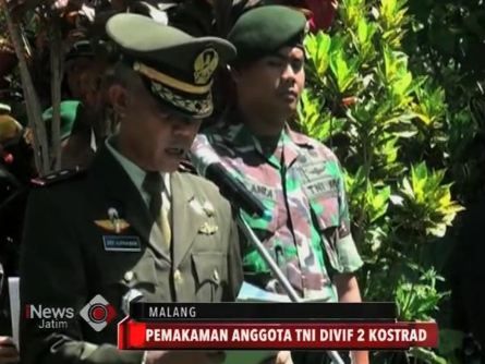 Begini Suasana Haru Pemakaman Anggota TNI yang Dibunuh di Malang