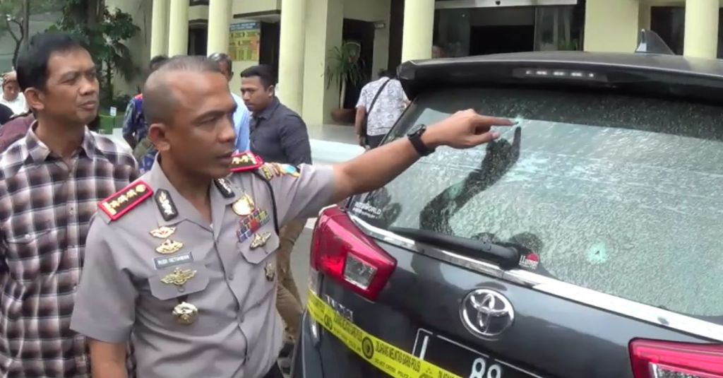 Ini Kronologi Teror Penembakan Mobil Pejabat Pemkot Surabaya