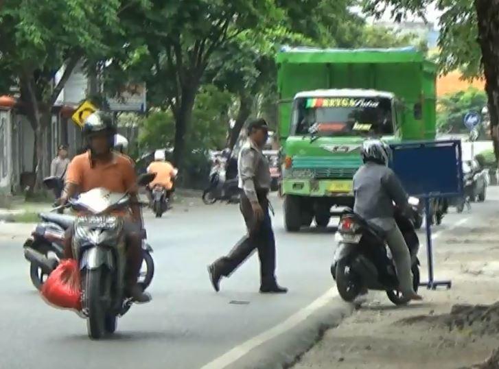 Takut Kena Operasi Zebra Intan 2017, Pengendara Balik Kanan