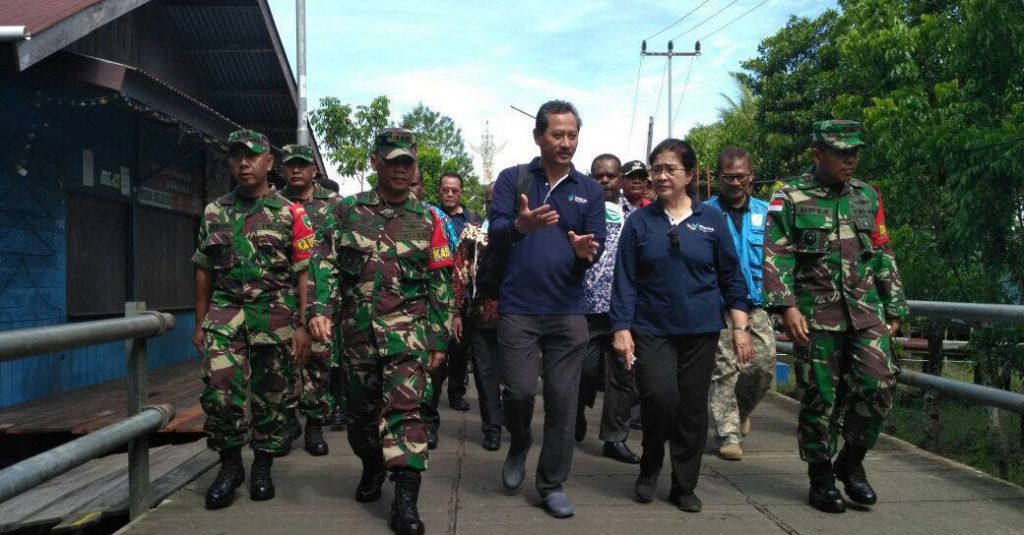 Tengok Korban Wabah Campak dan Gizi Buruk, Menkes Kunjungi Asmat 
