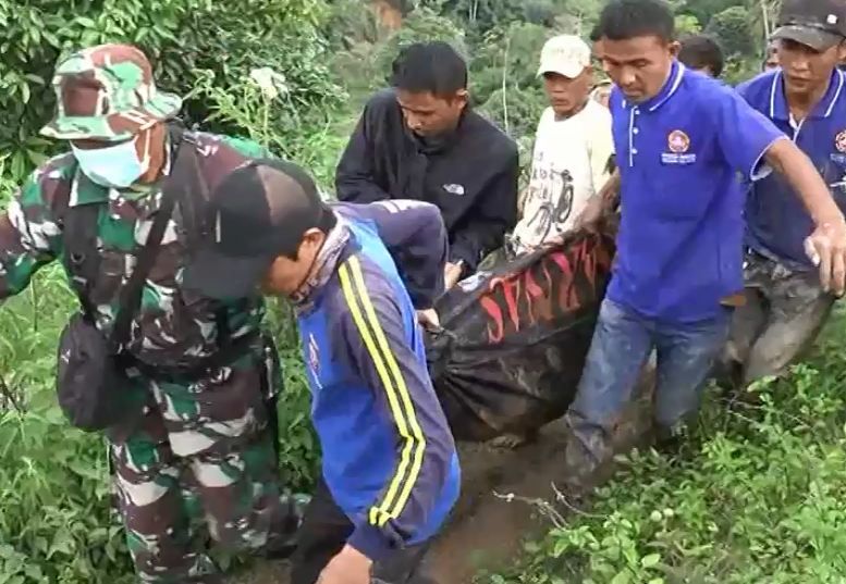 Tiga Hari Pencarian, Jenazah Korban Longsor di Solok Ditemukan
